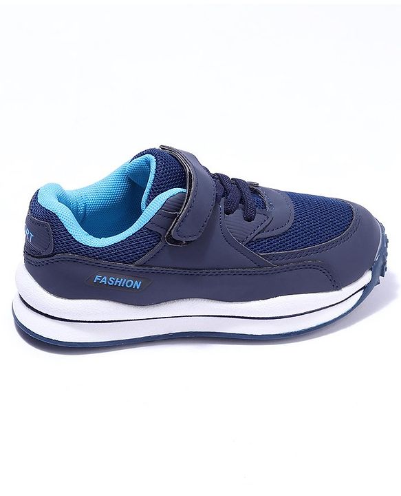 Cute Walk by Babyhug Shoes With Velcro Closure - Dark Blue