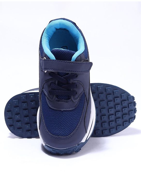 Cute Walk by Babyhug Shoes With Velcro Closure - Dark Blue