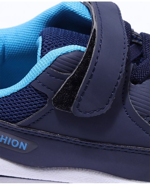 Cute Walk by Babyhug Shoes With Velcro Closure - Dark Blue