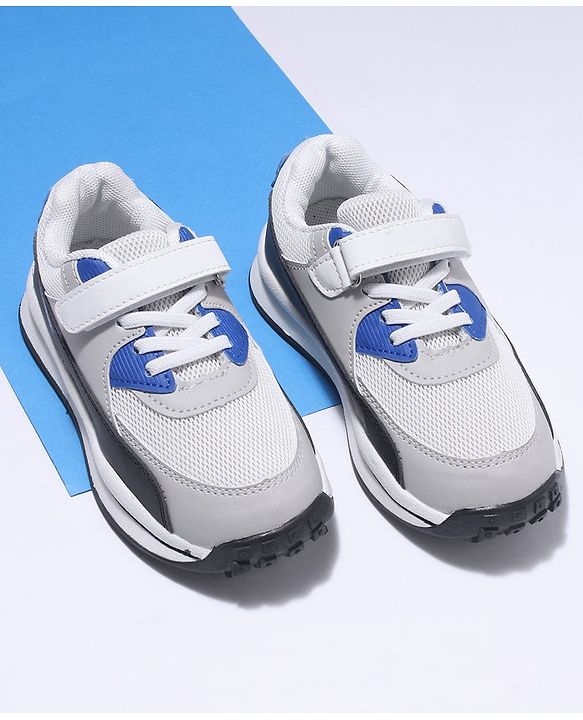 Cute Walk by Babyhug Shoes With Velcro Closure - Dark Blue