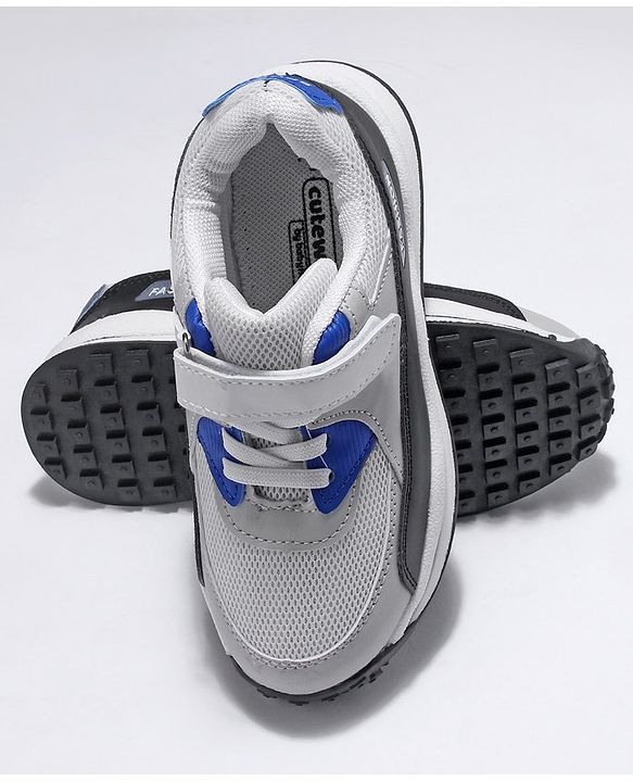 Cute Walk by Babyhug Shoes With Velcro Closure - Dark Blue