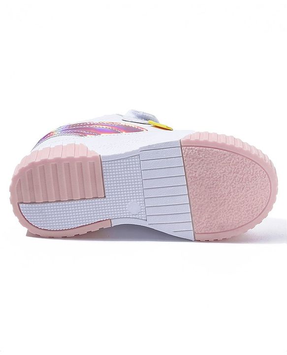 Cute Walk by Babyhug Sport Shoes With Velcro Closure - White