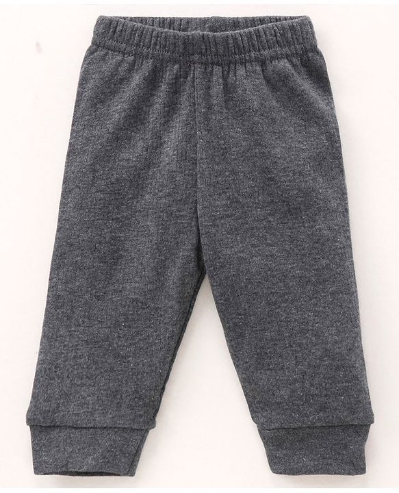 Babyhug Full Length Thermal Leggings - Grey