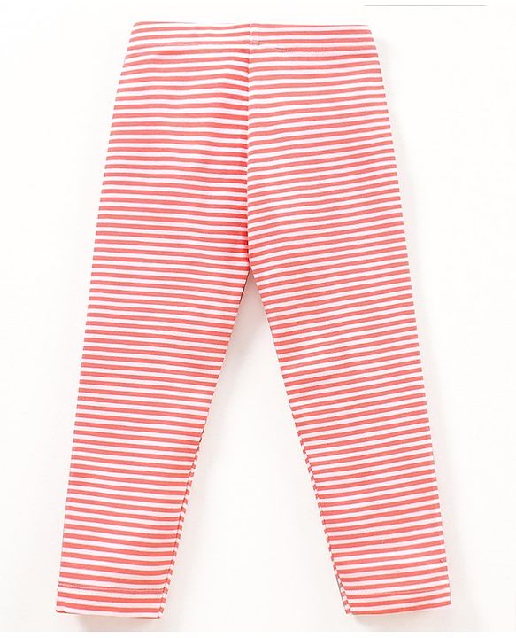 Babyhug Cotton Elastane Full Length Leggings Multiprint Pack of 3 - Multicolor