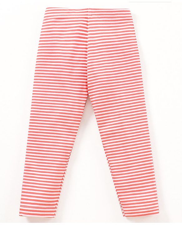 Babyhug Cotton Elastane Full Length Leggings Multiprint Pack of 3 - Multicolor