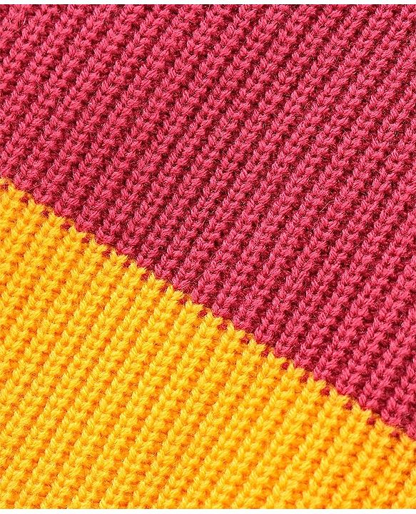 Pine Kids Full Sleeves Medium Winter Striped Pullover Sweater - Multicolor
