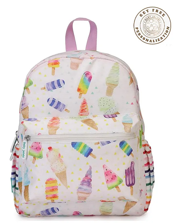 Baby Jalebi Play School Bag Kids Backpack Padded Straps Fruitella Pop  Printed Multicolour 14 Inches Online in India, Buy at Best Price from  Firstcry.com - 11469127