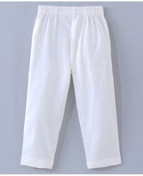 Babyhug Cotton Woven Full Sleeves Kurta & Payjama Set Ikkat Print - Blue