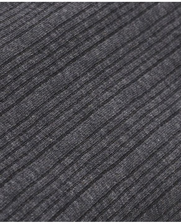 Babyhug Full Length Solid Thermal Pant - Dark Grey