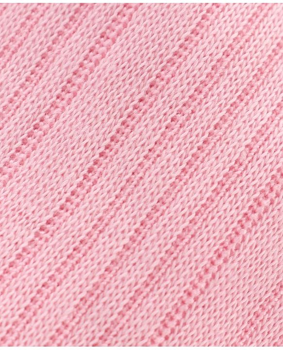 Babyhug Full Length Solid Thermal Pant - Pink