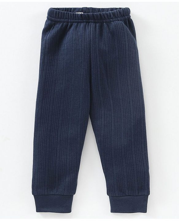 Babyhug Full Length Thermal Legging - Navy Blue