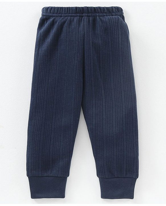 Babyhug Full Length Thermal Legging - Navy Blue