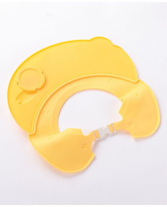 Babyhug Silicone Cap Shape Baby Shower Cap - Yellow