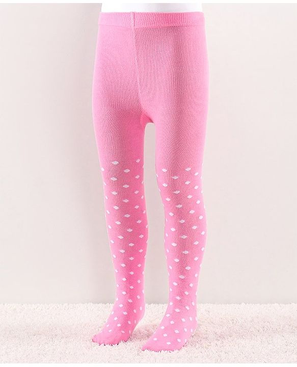 Cutewalk by Babyhug Anti Bacterial Tights Diamond Design - Pink