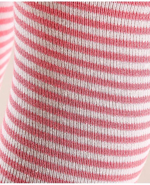 Cutewalk by Babyhug Anti Bacterial Tights Striped Design - Pink