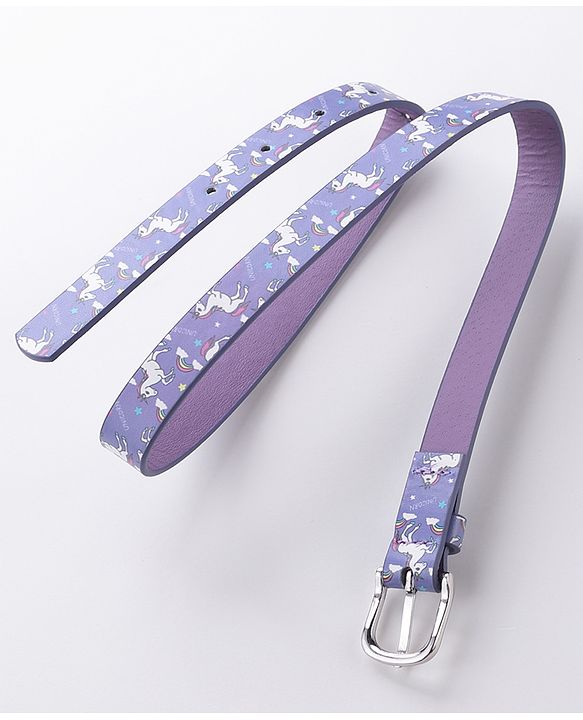 Babyhug Free Size Unicorn Printed Belt - Purple