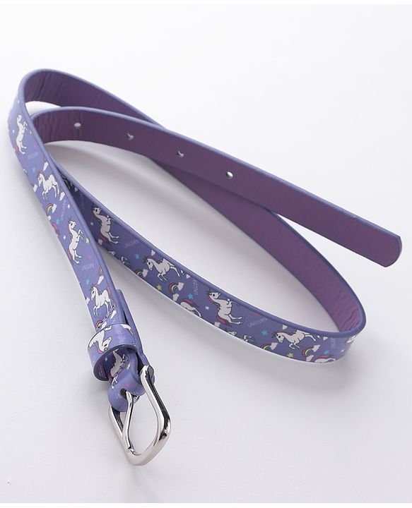 Babyhug Free Size Unicorn Printed Belt - Purple