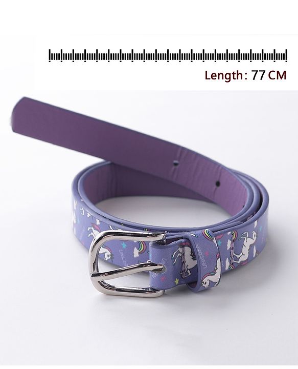Babyhug Free Size Unicorn Printed Belt - Purple