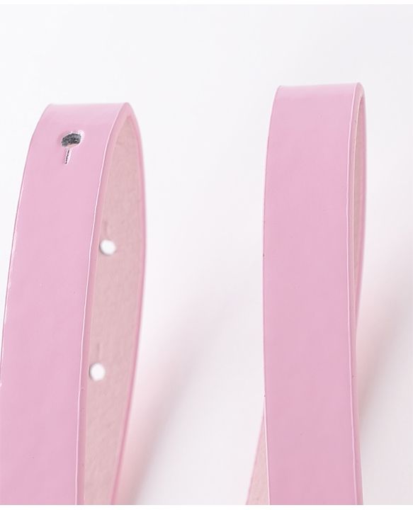Babyhug Solid Color Belt With Round Buckle - Pink
