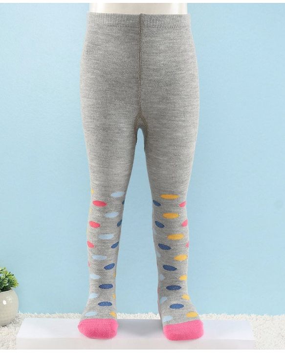 Cute Walk by Babyhug Antibacterial Striped Footed Tights Pack Of 2 - Multicolor