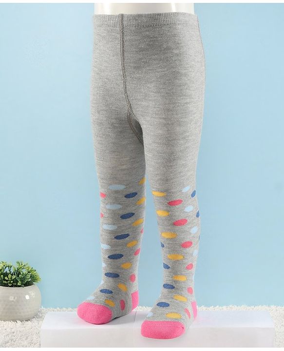 Cute Walk by Babyhug Antibacterial Striped Footed Tights Pack Of 2 - Multicolor
