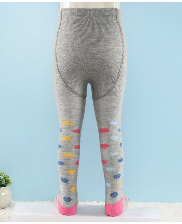 Cute Walk by Babyhug Antibacterial Striped Footed Tights Pack Of 2 - Multicolor