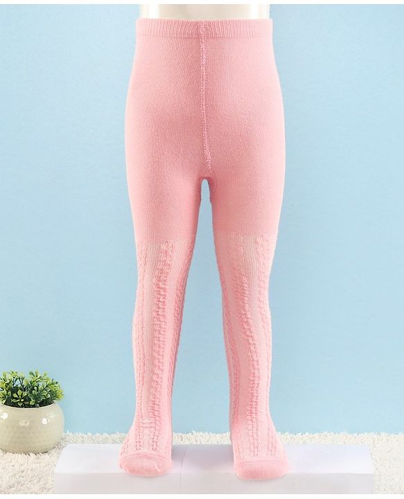 Cute Walk by Babyhug Full Length Anti-Bacterial Solid Tights - Mary's Rose
