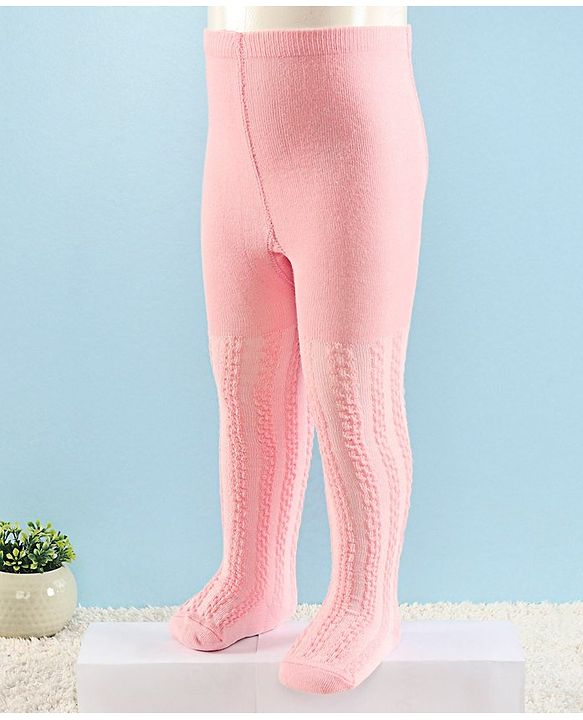 Cute Walk by Babyhug Full Length Anti-Bacterial Solid Tights - Mary's Rose
