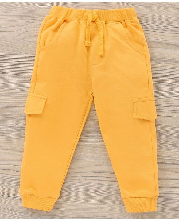 Babyhug Full Sleeves Striped Tee & Joggers Set Fox Print - White Orange
