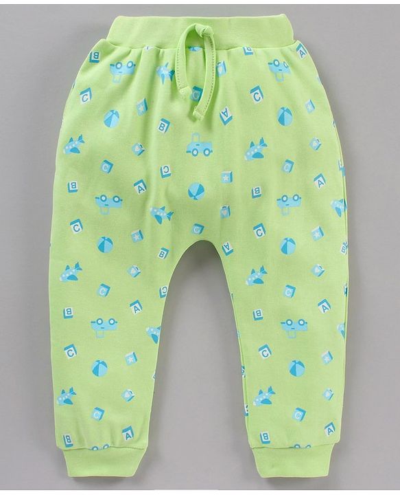 Babyhug Ankle Length Diaper Leggings Multiprint Pack of 3- Multicolor