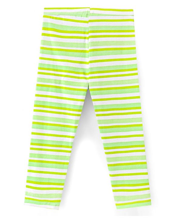 Pine Kids Full Length Leggings Pack of 2 - Green Light Grey