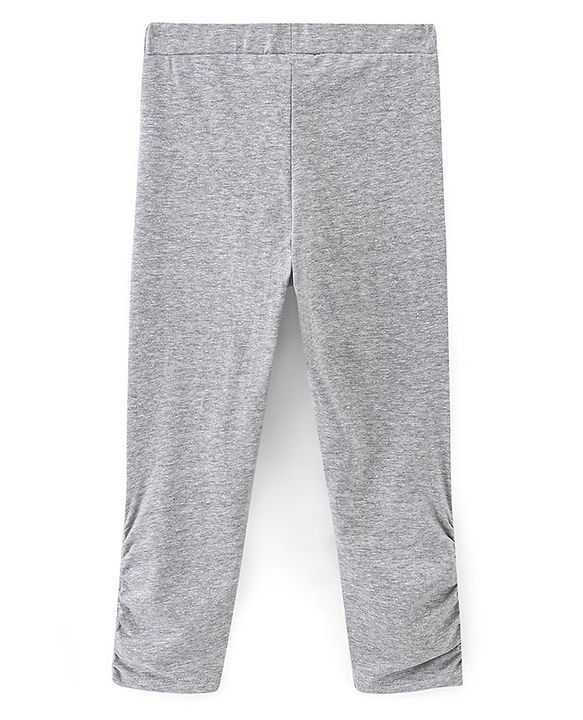Pine Kids Full Length Leggings Pack of 2 - Green Light Grey