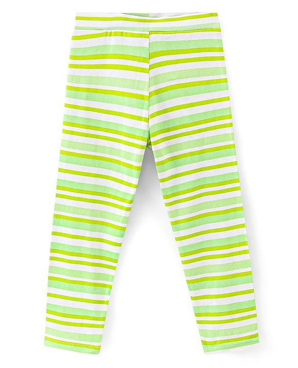 Pine Kids Full Length Leggings Pack of 2 - Green Light Grey