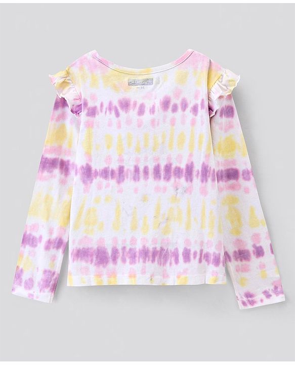 Pine Kids Full Sleeves Biowashed T-Shirt - Multicolor
