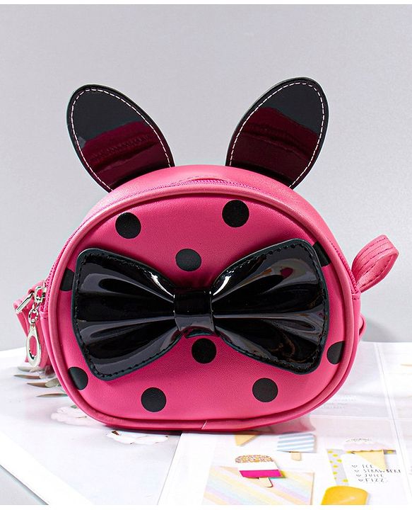 Babyhug Sling Bag Free Size - Fuschia Pink