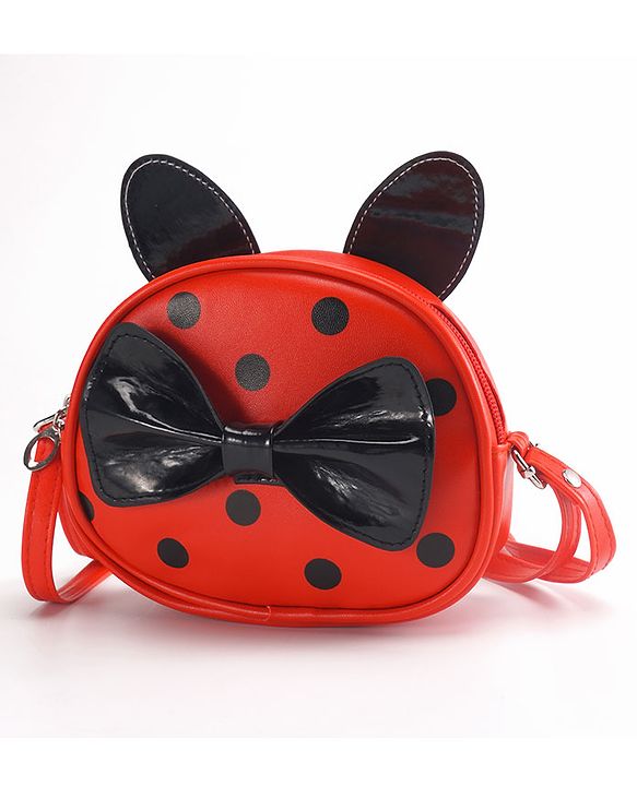 Babyhug Bow Sling Bag - Red