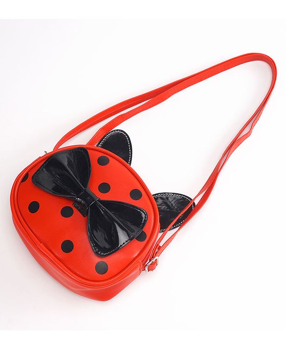 Babyhug Bow Sling Bag - Red