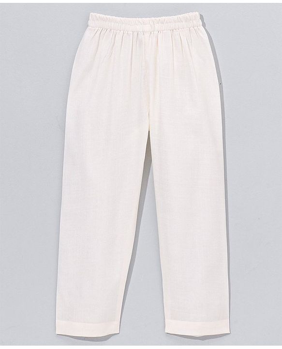 Babyhug Cotton Woven Full Sleeves Kurta & Pajama Set Floral Print - Grey