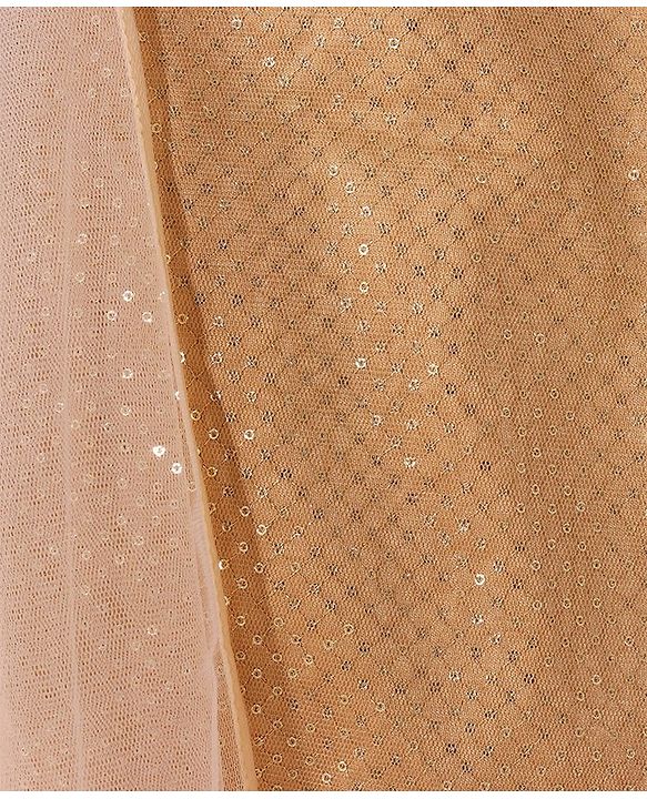 Babyhug Woven Sleeveless Choli & Lehenga With Dupatta Embellished Embroidery- Pink