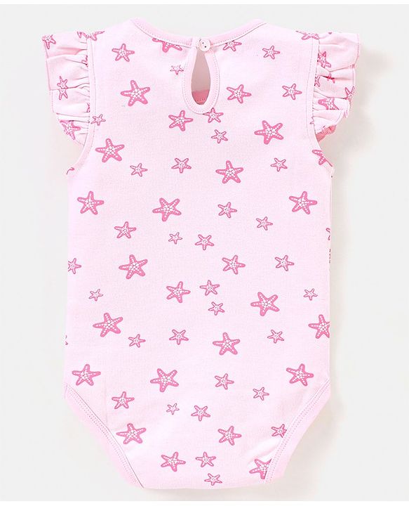 Babyhug 100% Cotton Onesies Multi Pattern Pack of 3 - Mulicolour