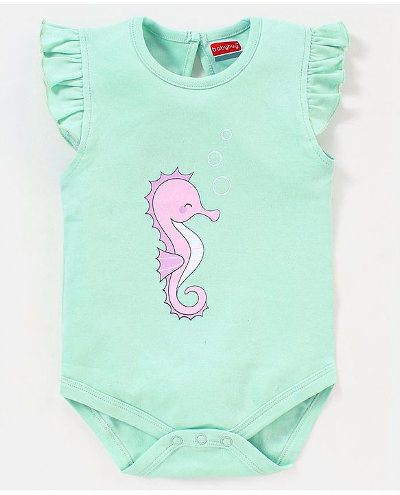 Babyhug 100% Cotton Onesies Multi Pattern Pack of 3 - Mulicolour