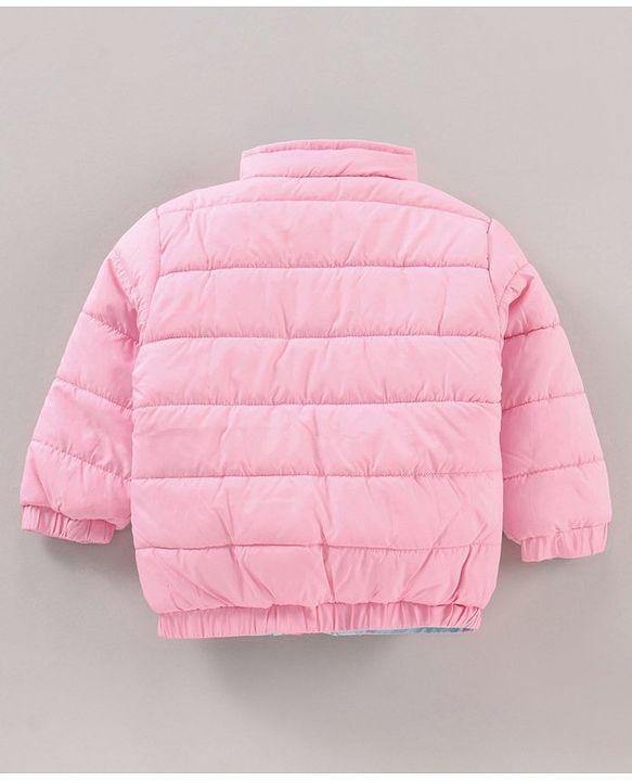 Babyhug Full Sleeves Solid Heavy Winter Reversible Jacket - Multicolour