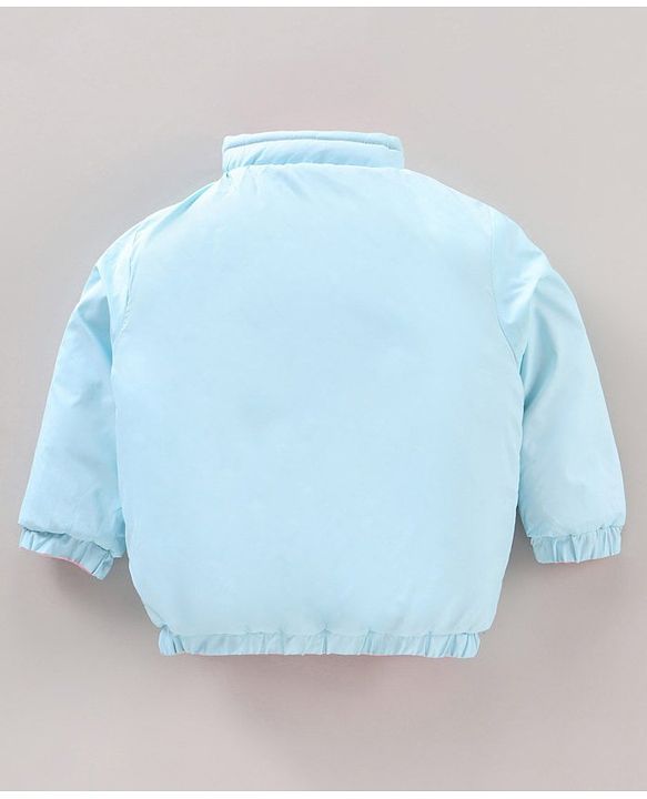 Babyhug Full Sleeves Solid Heavy Winter Reversible Jacket - Multicolour