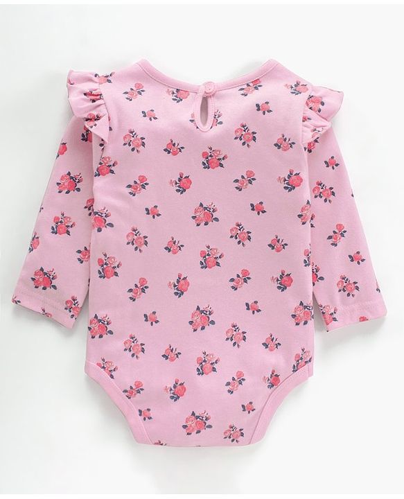 Babyhug 100% Cotton Knit Full Sleeves Onesie Pack of 3 Multi Print - Multicolour