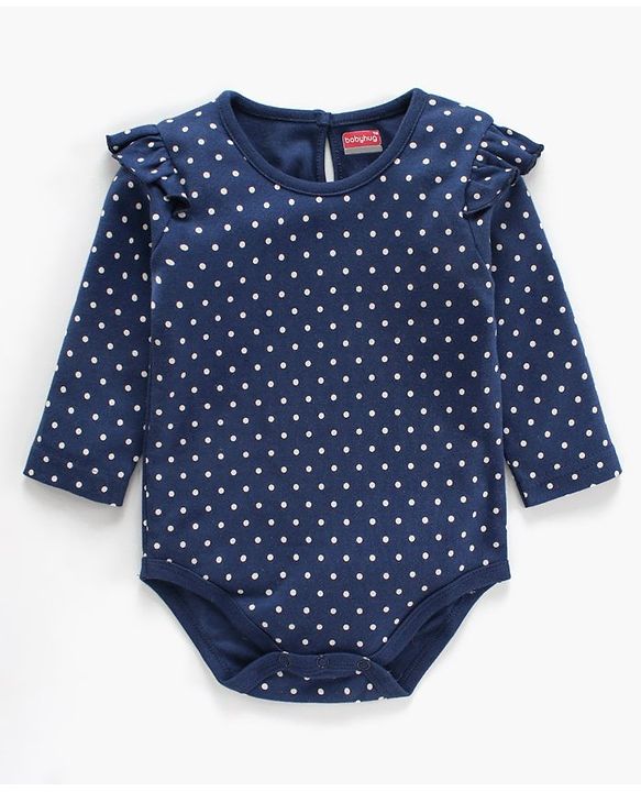 Babyhug 100% Cotton Knit Full Sleeves Onesie Pack of 3 Multi Print - Multicolour