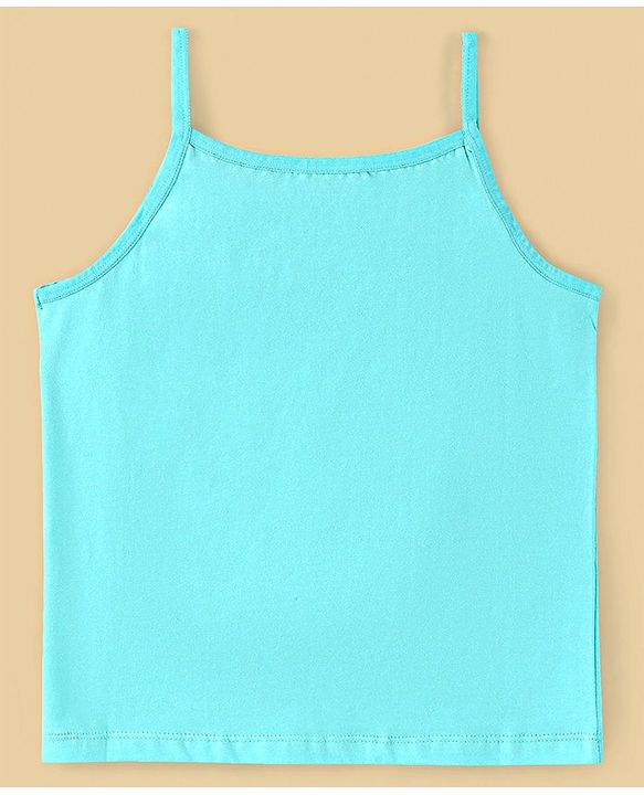 Pine Kids Cotton Stretchable Printed Singlets with Antimicrobial and Bio Wash Pack of 3 - Multi Color