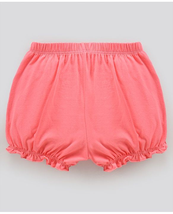 Pine Kids Anti Microbial & Bio Washed Bloomers Text Printed Pack of 3 - Multicolour