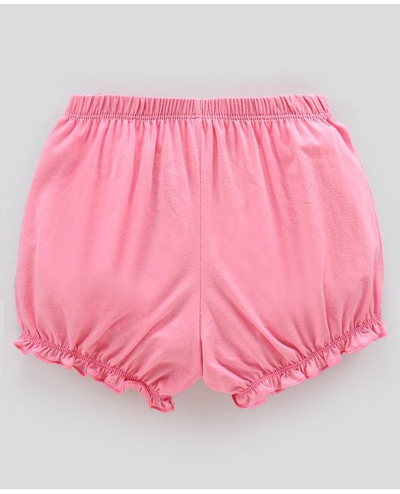 Pine Kids Anti Microbial & Bio Washed Bloomers Text Printed Pack of 3 - Multicolour