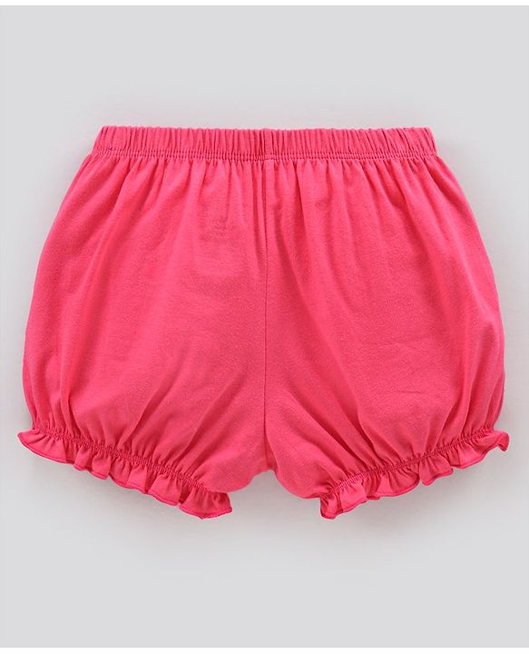 Pine Kids Anti Microbial & Bio Washed Bloomers Text Printed Pack of 3 - Multicolour