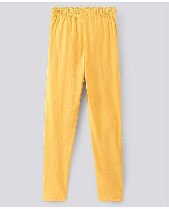 Pine Kids Cotton Full Sleeves Biowashed Night Suit Ombre Print - Yellow